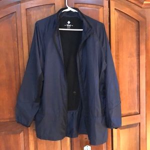 NWT, solid navy LLR Detemtined Jacket